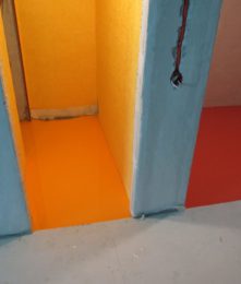 полимерный цветной пол